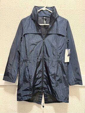 Mondetta Bonded Travel Coat Jacket NWT Navy